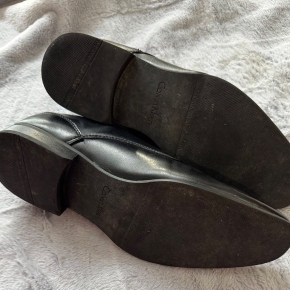 Calvin Klein Dress Shoes Black Formalwear Footwear Laces Men Size 8.5  Graduation